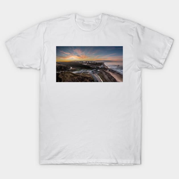Saltburn Sunset T-Shirt by davehudspeth